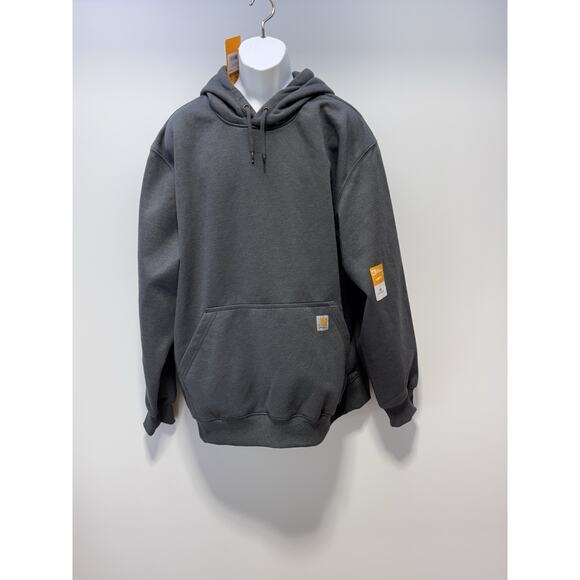 Carhartt Dark Gray Rain Defender Loose Fit Hooded Sweatshirt Men’s Size 2XL NWT - Picture 1 of 8